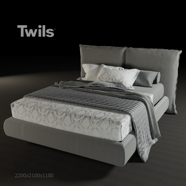 3D модель Twills Bed