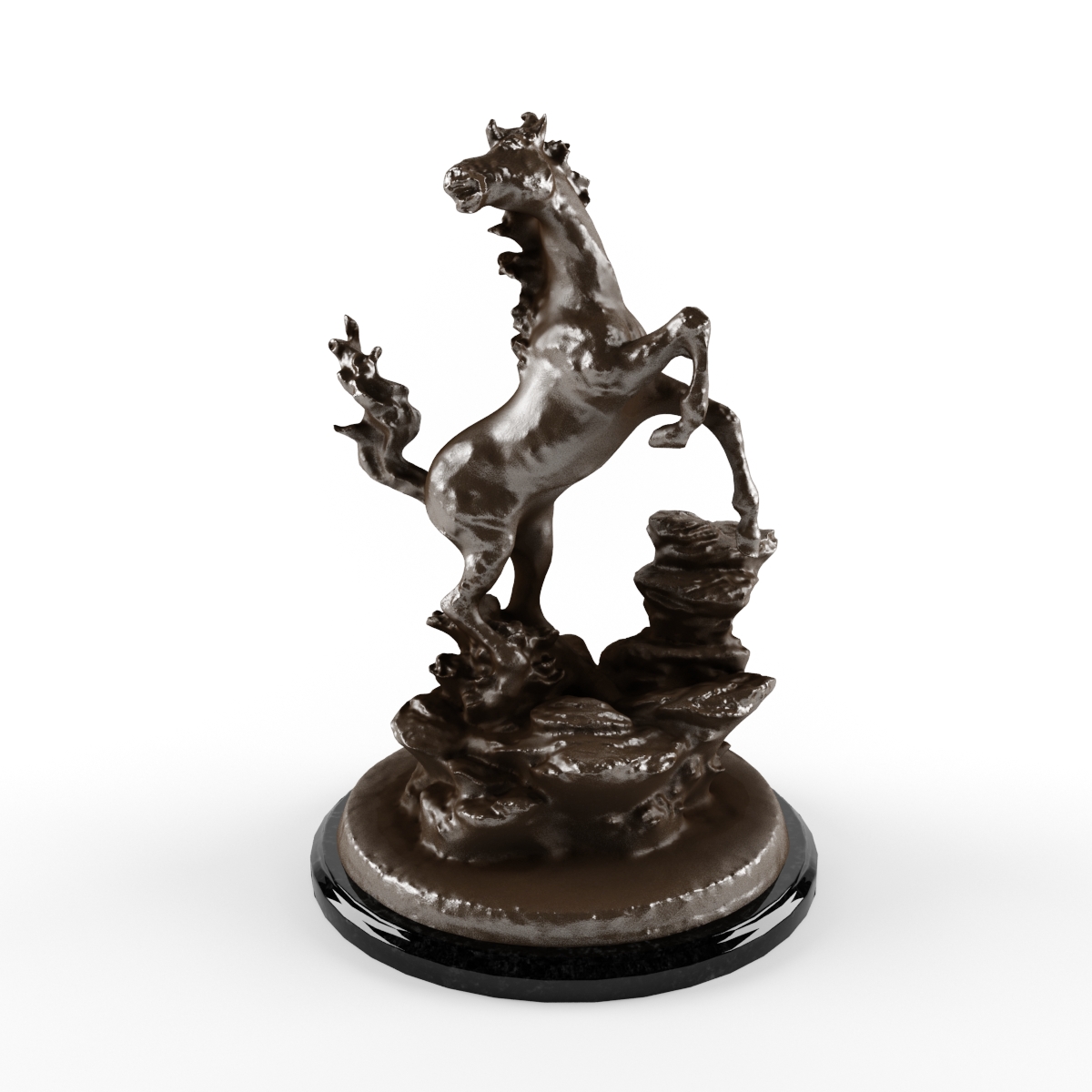 3D модель Bronze horse statuette