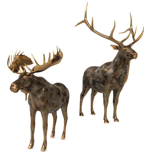 3D модель sdeer & elk
