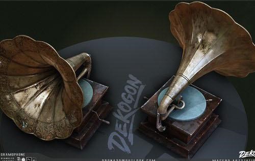 3D модель Musical instruments Gramophone