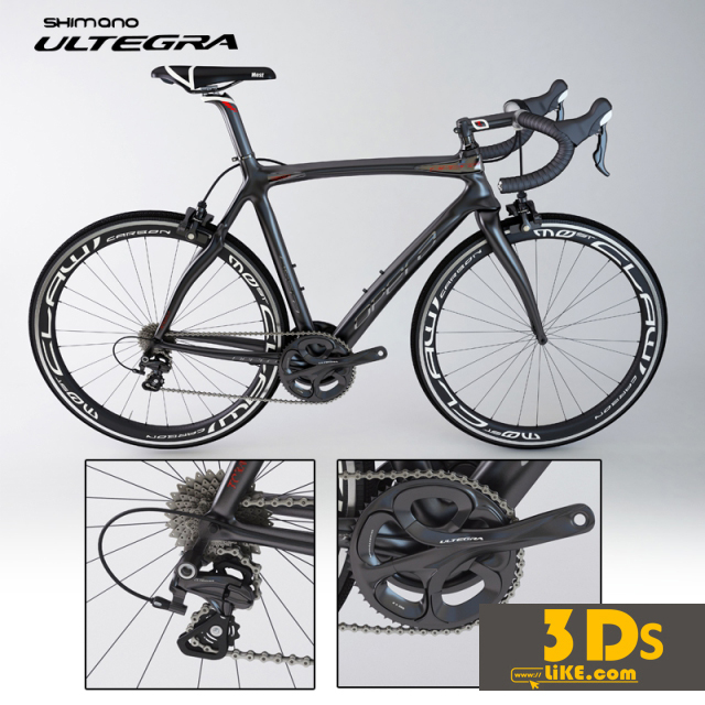 3D модель Bicycle altegra