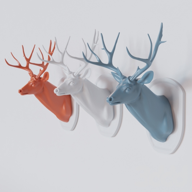 3D модель deer head