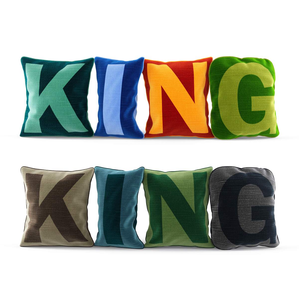 3D модель подушки king