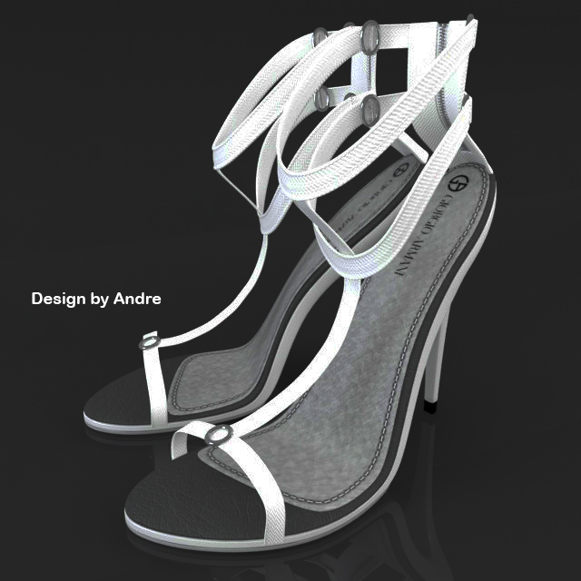 3D модель Shoes Giorgio Armani