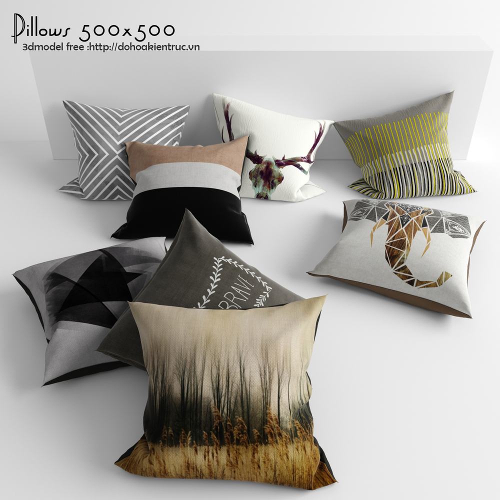 3D модель pillows_01