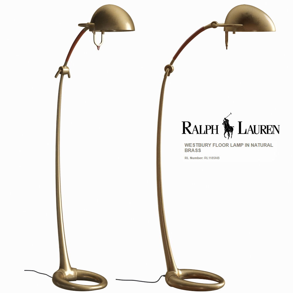 3D модель RL westbury floor lamp