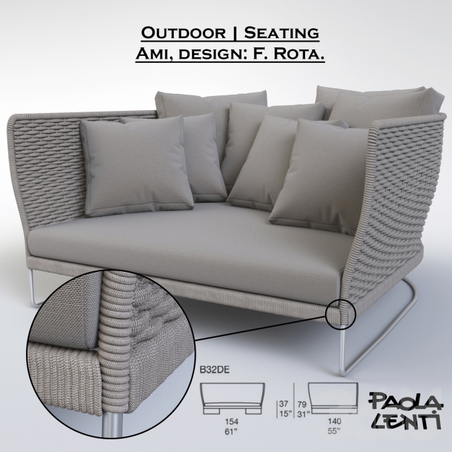 3D модель Paola Lenti,Outdoor Seating